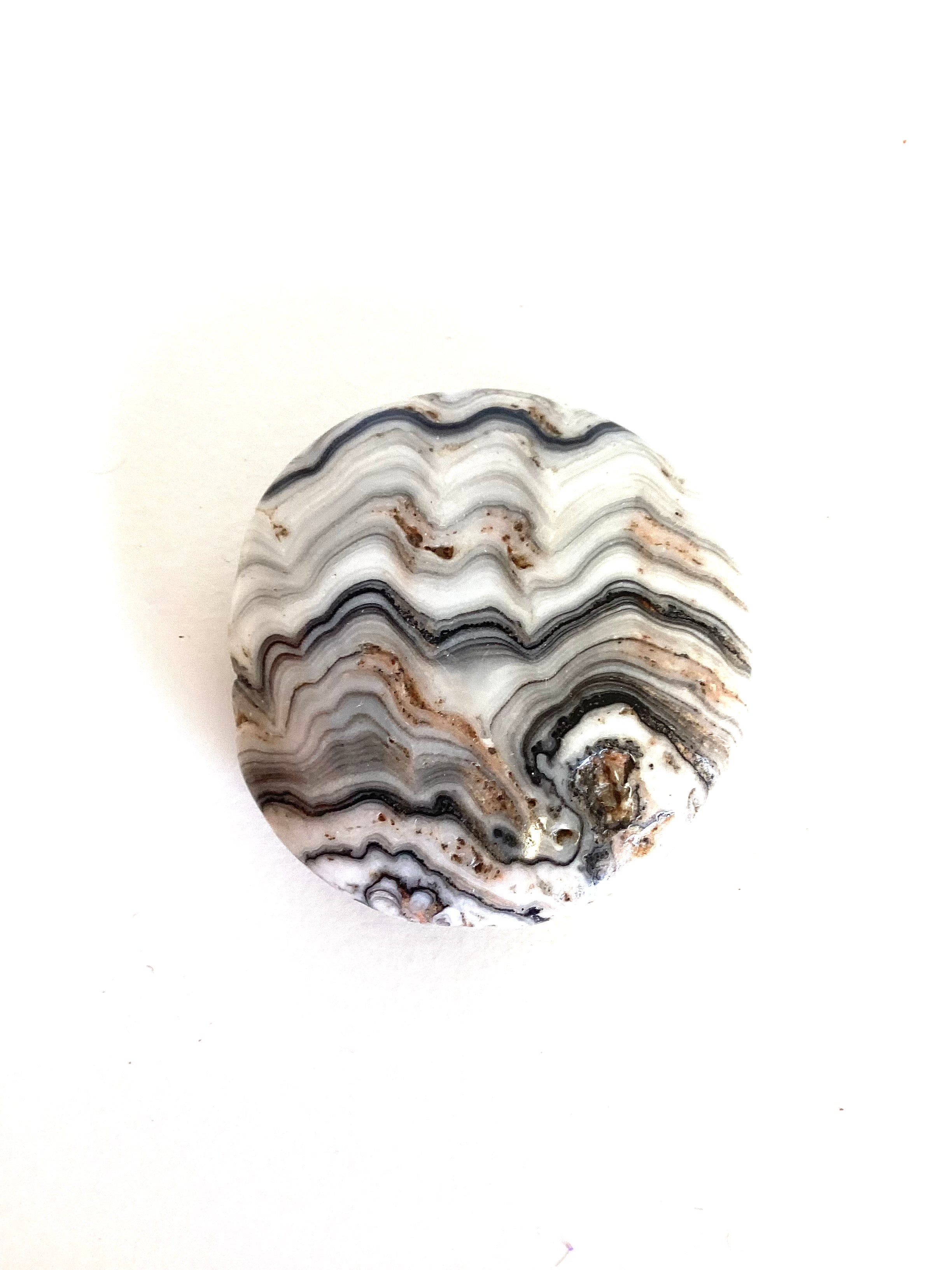 Black Phantom Calcite Earth Stone - Lighten Up Shop