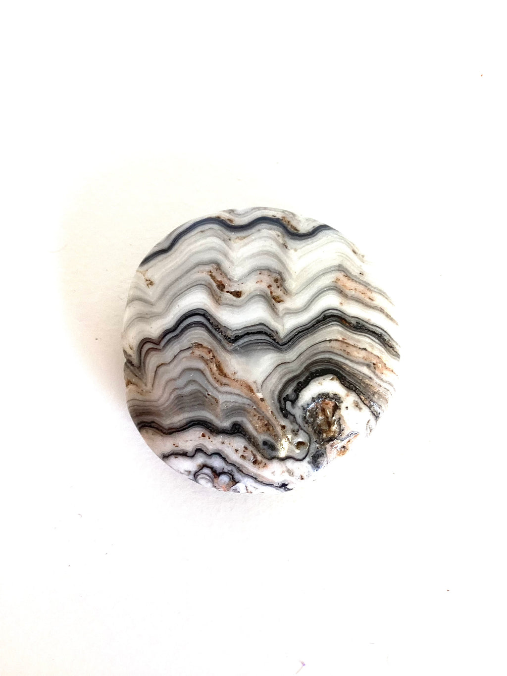 Black Phantom Calcite Earth Stone - Lighten Up Shop