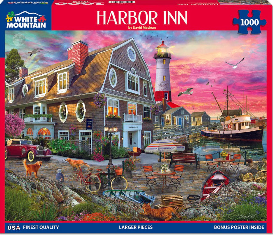 Harbor Inn Puzzle 1000pc - Lighten Up Shop