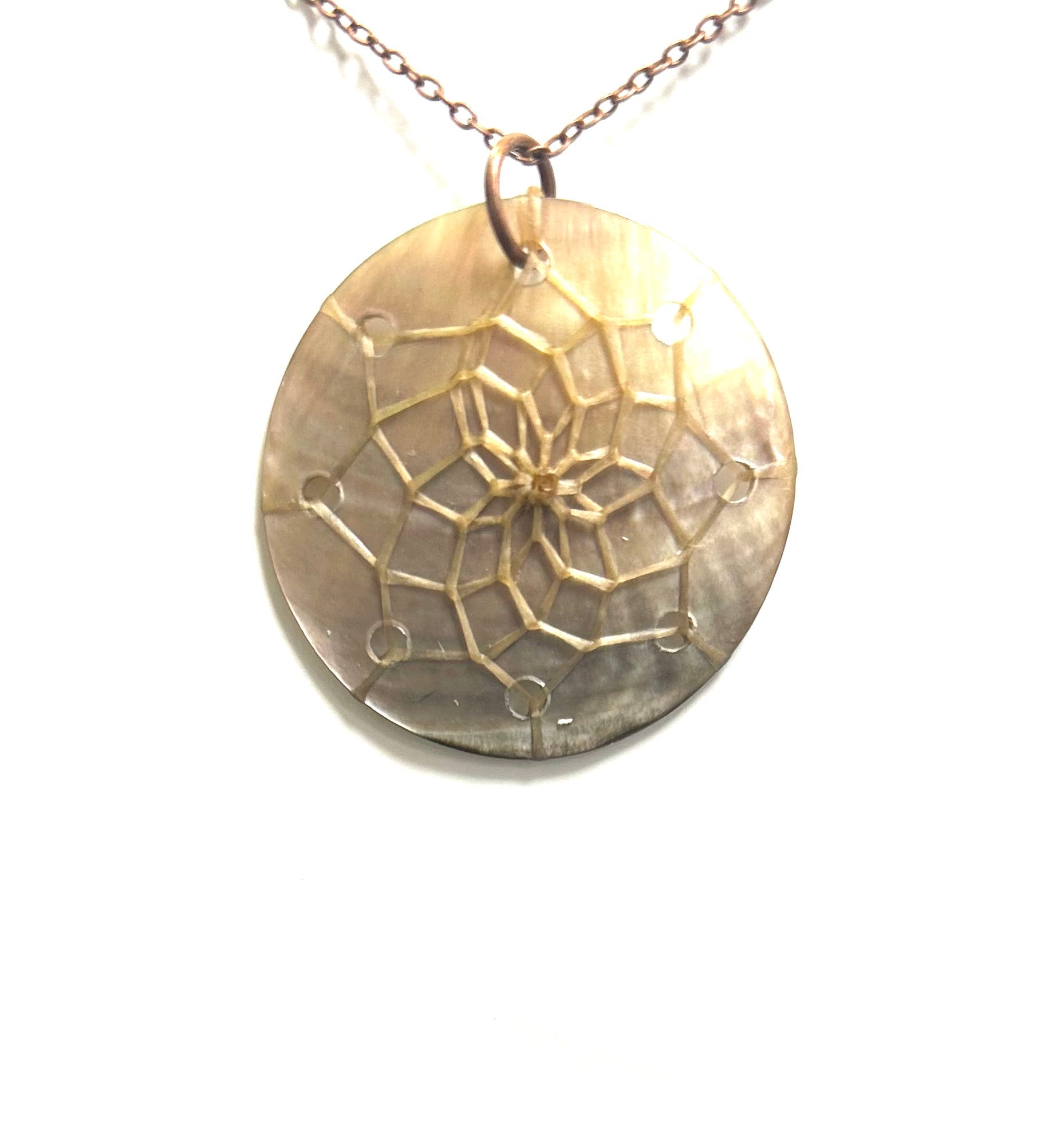 Black Lip Mother of Pearl Necklace - Lighten Up Shop