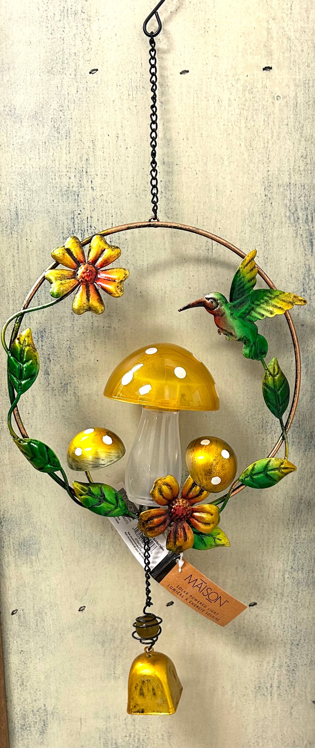 Mushroom Solar Bell Chime - Lighten Up Shop