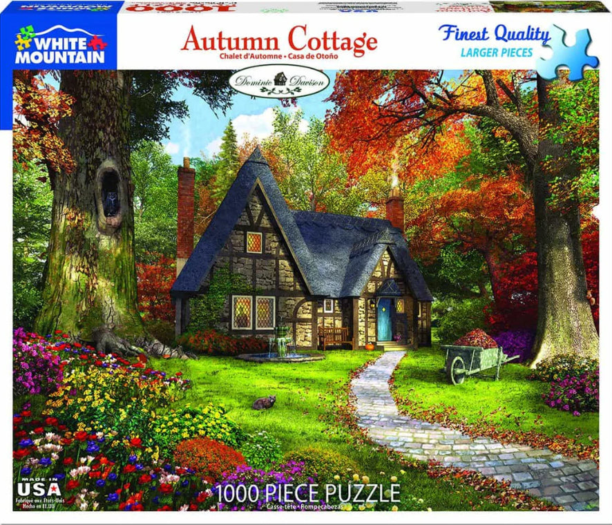 Autumn Cottage Puzzle 1000pc - Lighten Up Shop