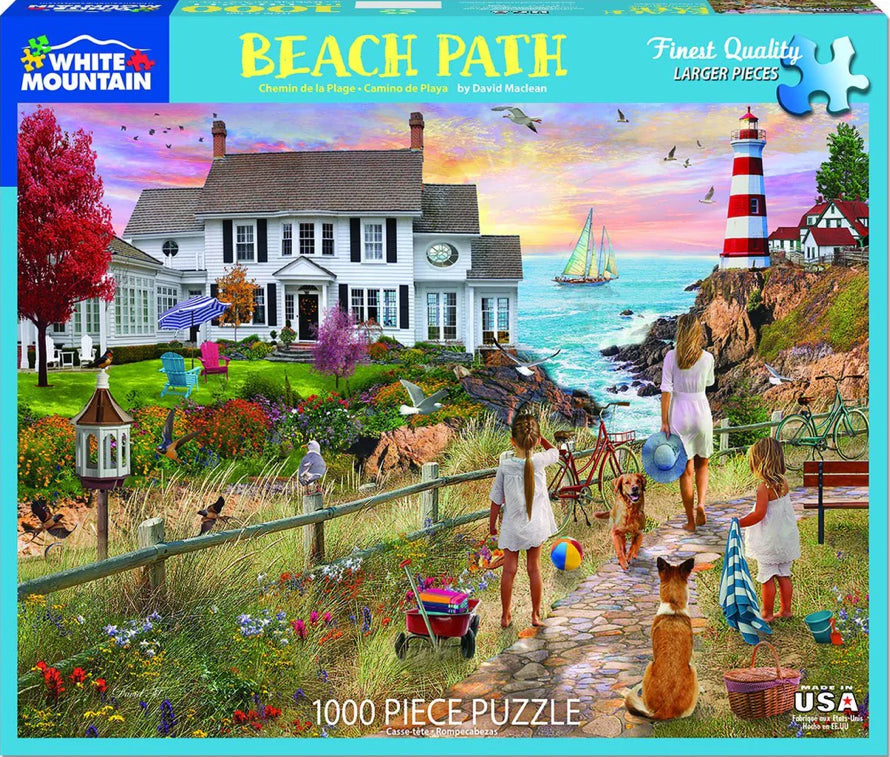 Beach Path Puzzle 1000pc - Lighten Up Shop