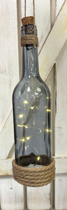 String Light Hanging Glass Bottle