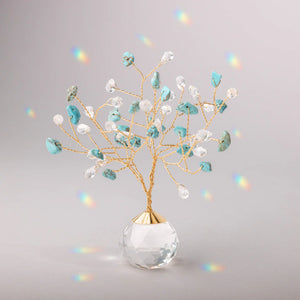 Tree of Life Suncatcher Freestanding - Turquoise/Tranquility - Lighten Up Shop