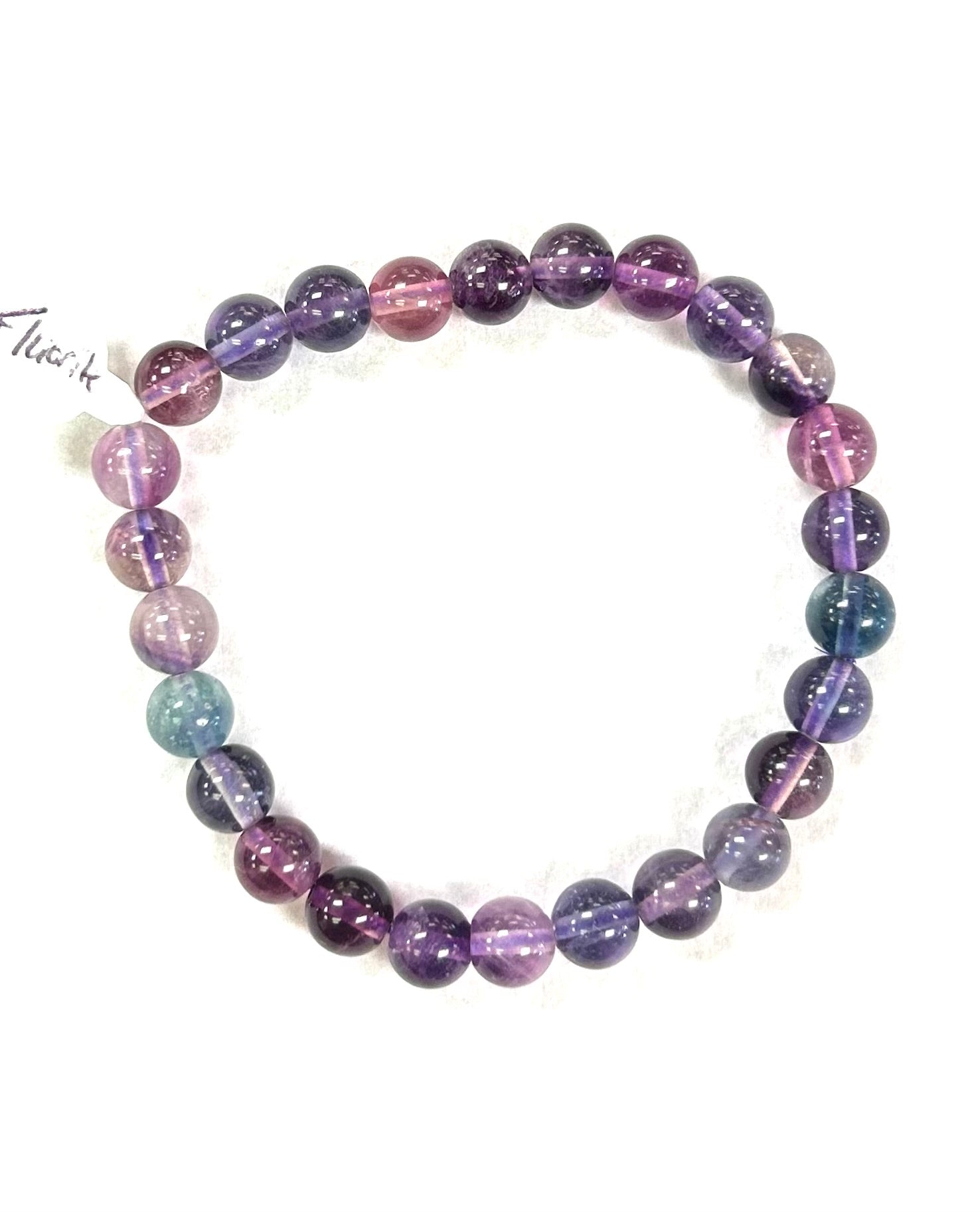 Fluorite Bracelet 8mm Round