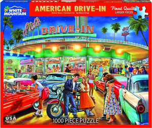 American Drive-In Puzzle 1000pc - Lighten Up Shop