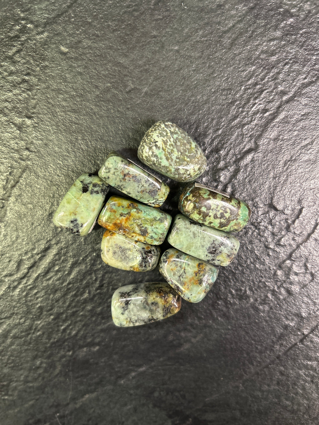 Africian Turquoise Loose Tumbled - Lighten Up Shop