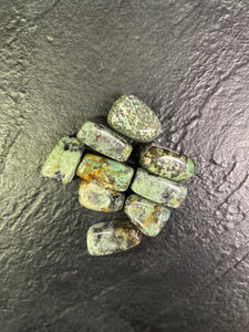 Africian Turquoise Loose Tumbled - Lighten Up Shop