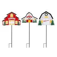Holiday Barn Solar Garden Stake 36” - Lighten Up Shop