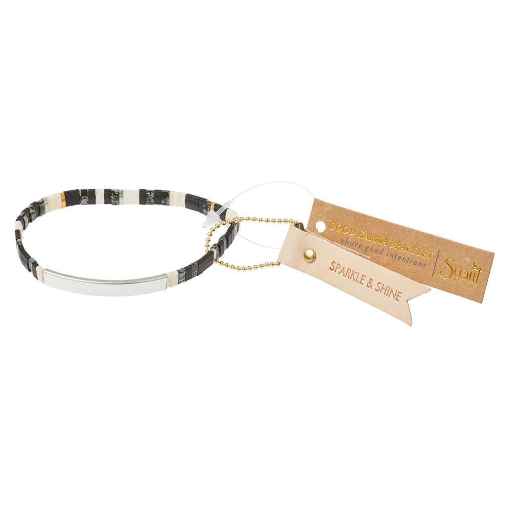 Good Karma Miyuki Bracelet - Sparkle & Shine - Lighten Up Shop