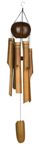 Whole Coconut Bamboo Windchimes - Lighten Up Shop