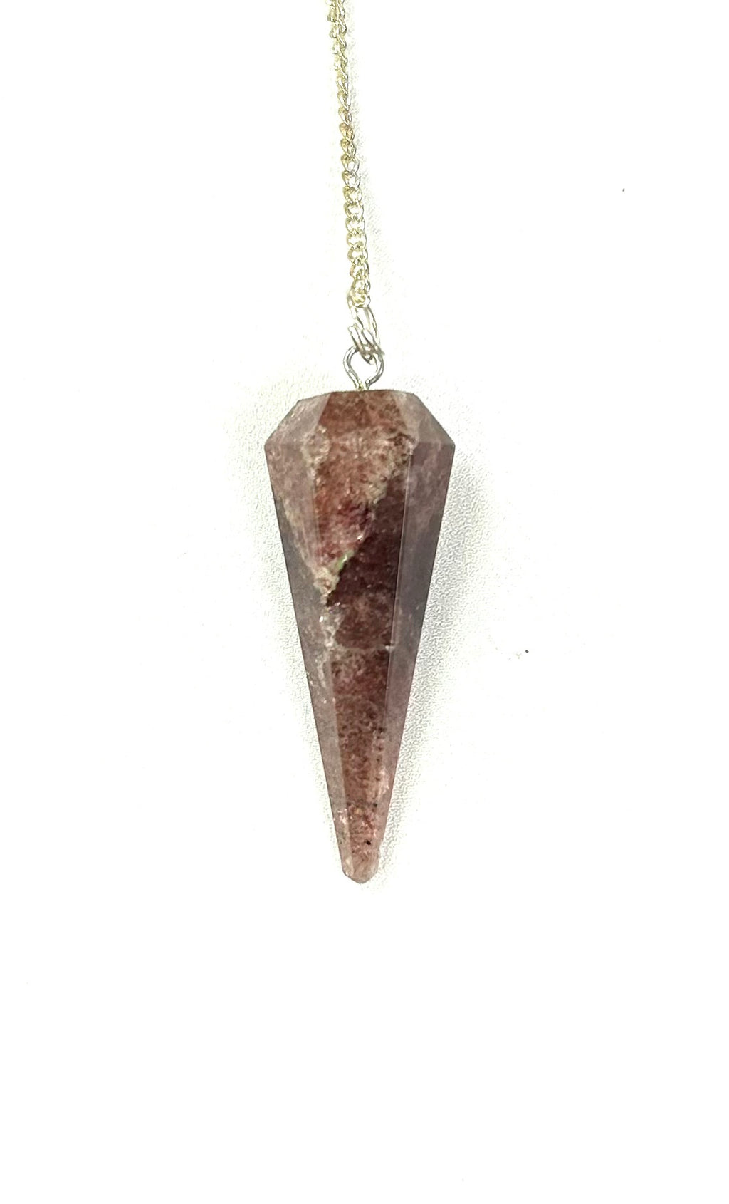 Strawberry Quartz Pendulum - Lighten Up Shop