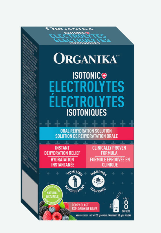 Organika Isotonic Electrolytes - Berry Blast (6.5 gr x 8 sachets)