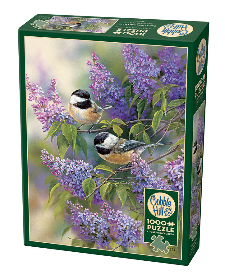 Cobble Hill - Chickadees and Lilacs 1000 piece
