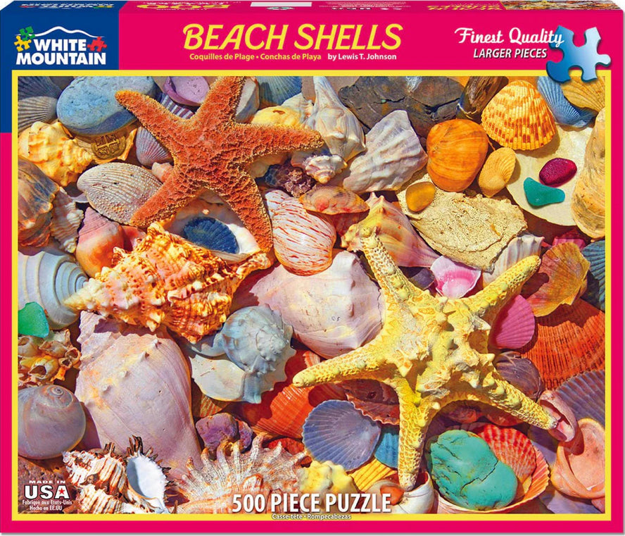 Beach Shells Puzzle 500pc - Lighten Up Shop