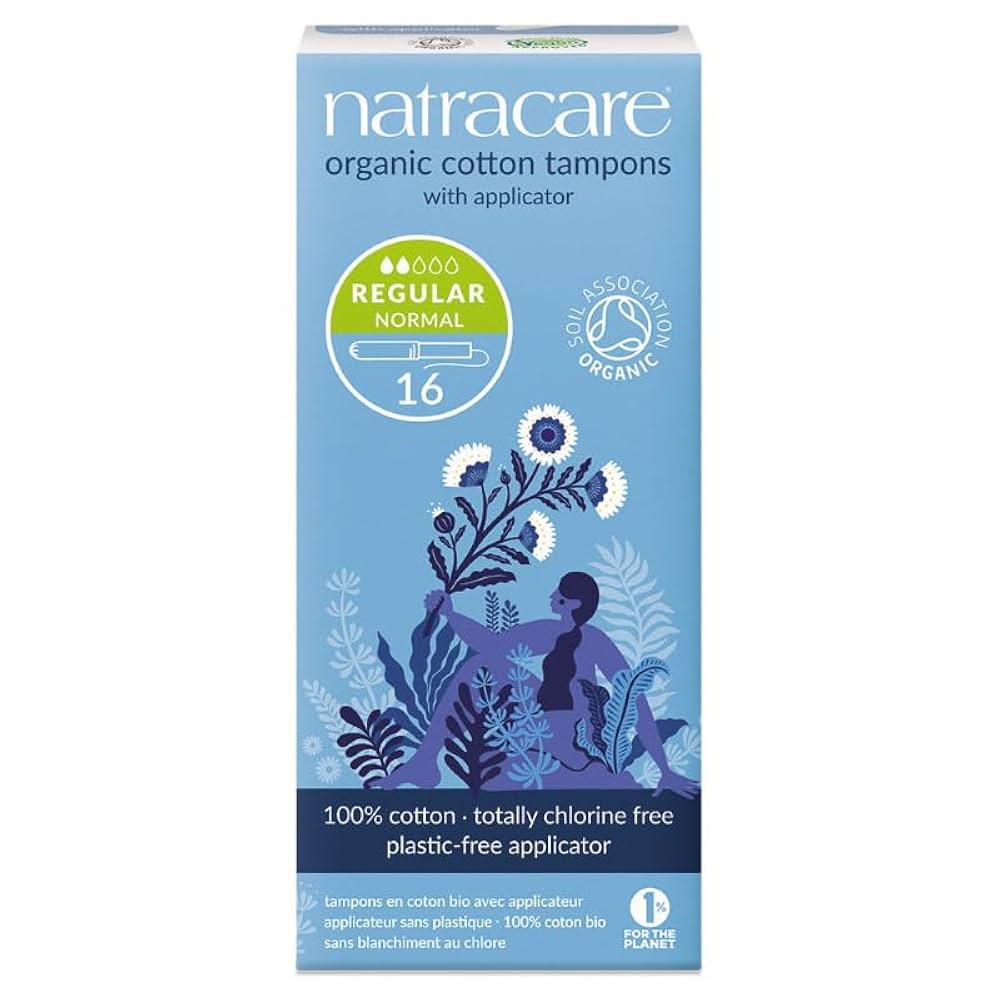 Natracare Organic Cotton Tampon Regular - 16 - Lighten Up Shop