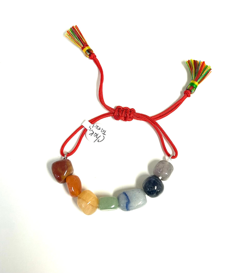 Chakra Tassel Bracelet - Lighten Up Shop