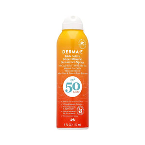 Derma-E Kids Mineral Sunscreen Spray SPF 50 - Lighten Up Shop