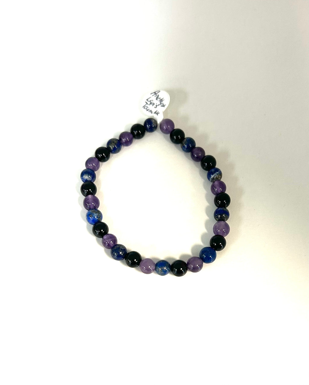 Amethyst, Lapis Lazuli, Tourmaline Bracelet - Lighten Up Shop