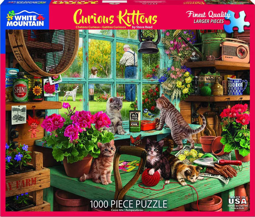 Curious Kittens Puzzle 1000pc - Lighten Up Shop