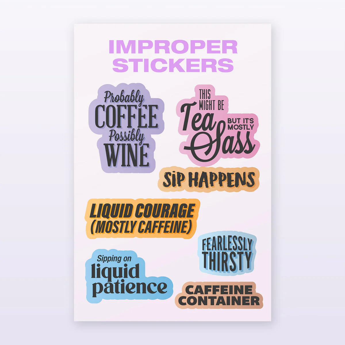 Bottle/Mug Sticker Pack - Lighten Up Shop