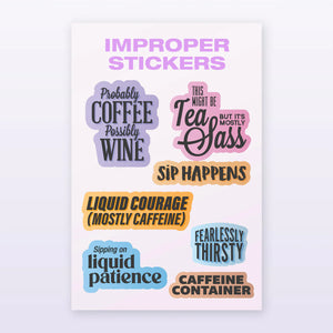 Bottle/Mug Sticker Pack - Lighten Up Shop