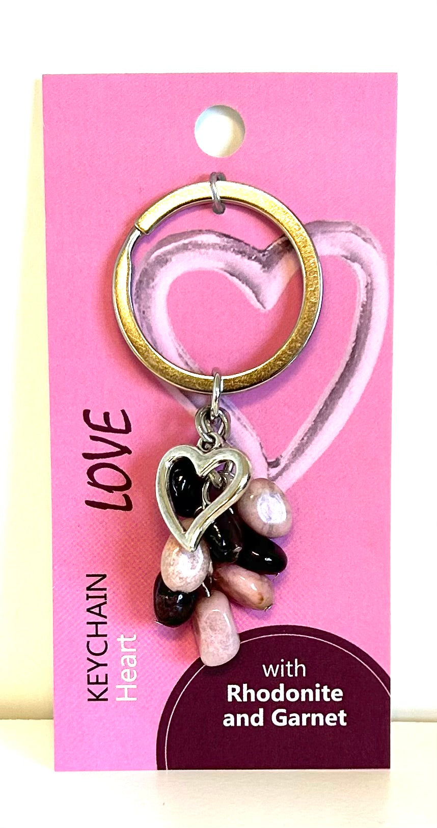 Love Crystal Keychain - Lighten Up Shop