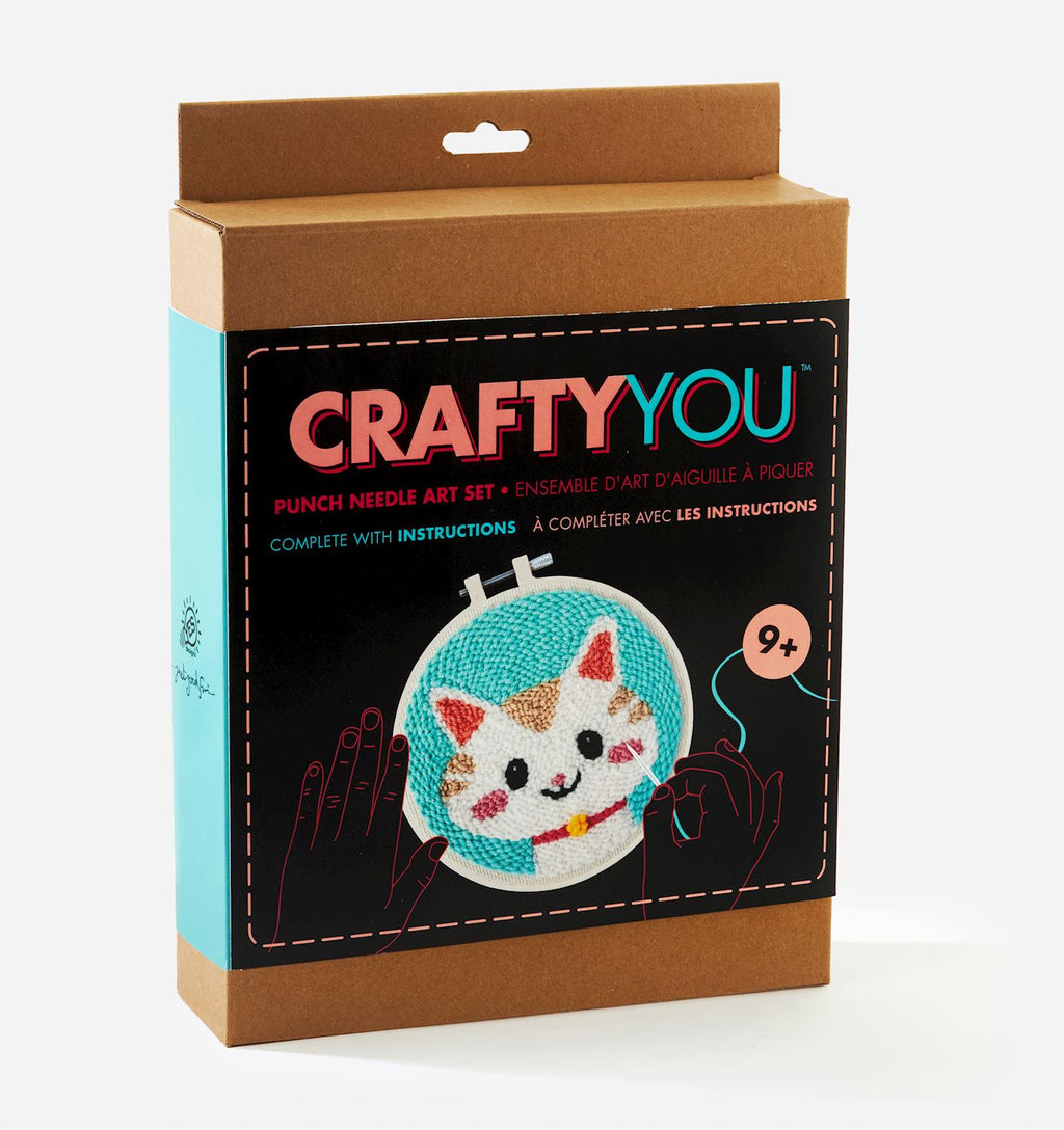 Crafty You Punch Needle Set - Cat - Lighten Up Shop