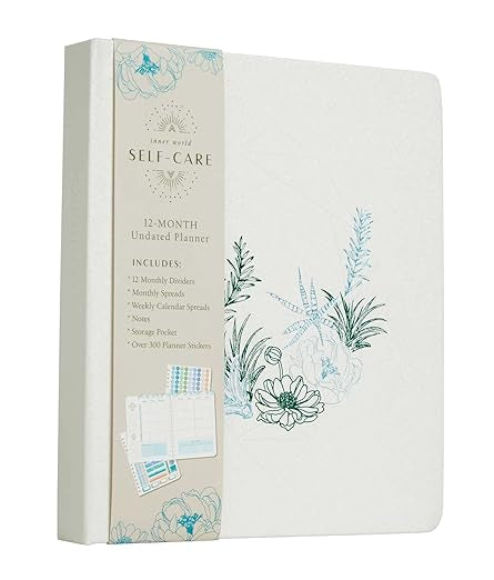 Self-Care 12 Month Undated Planner - Lighten Up Shop