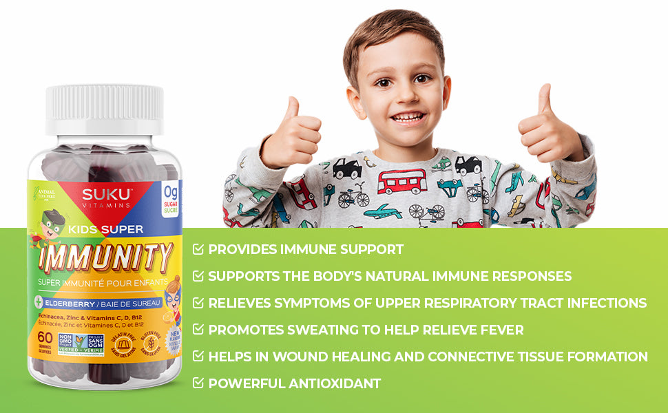 SUKU Kids Super Immunity Gummies - Lighten Up Shop