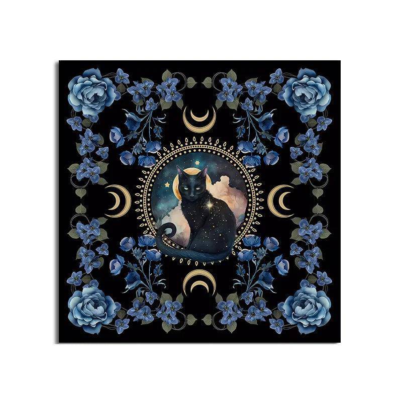 Black Cat Altar / Tarot Cloth - Lighten Up Shop