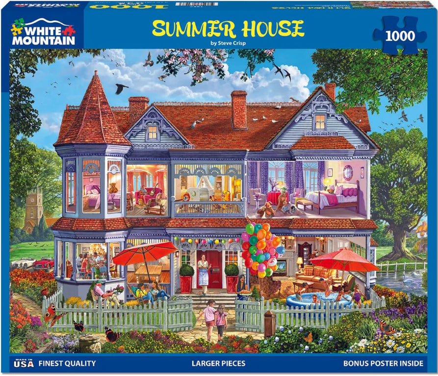 Summer House Puzzle 1000pc - Lighten Up Shop
