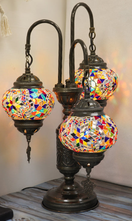 Turkish Mosaic Multi Lamp 3-in-1