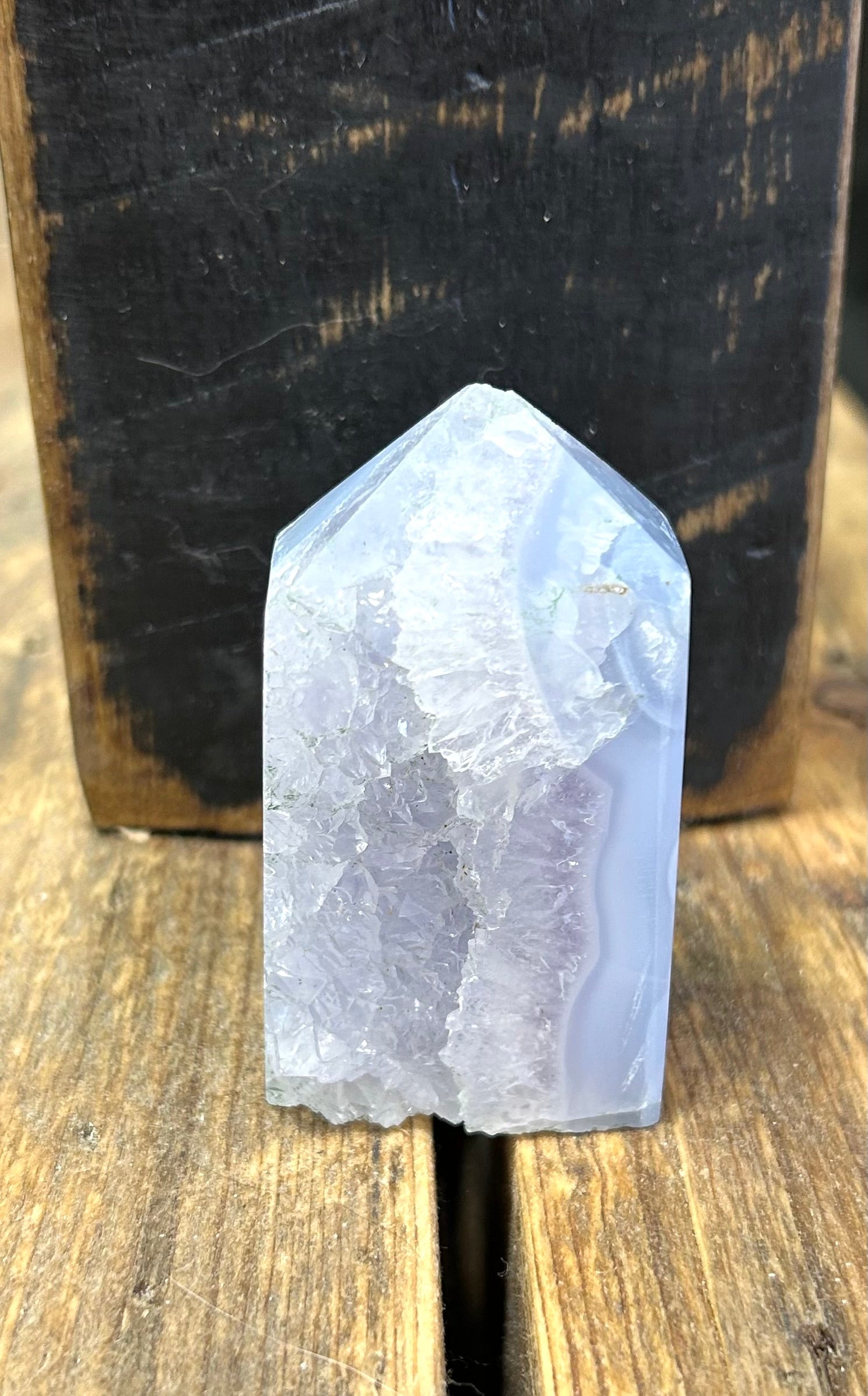 Blue Lace Agate Tower