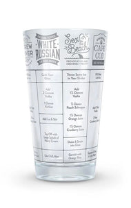 Good Measure Recipe Glass - Vodka Cocktails - Lighten Up Shop
