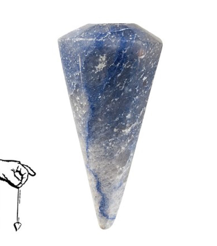 Blue Quartz Pendulum - Lighten Up Shop