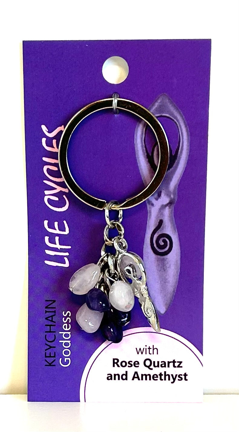 Life Cycles Crystal Keychain - Lighten Up Shop