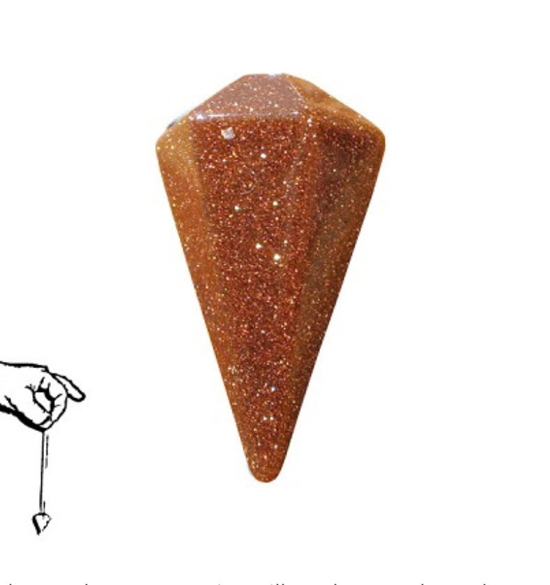 Goldstone Pendulum - Lighten Up Shop