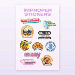Bottle/Mug Sticker Pack - Lighten Up Shop