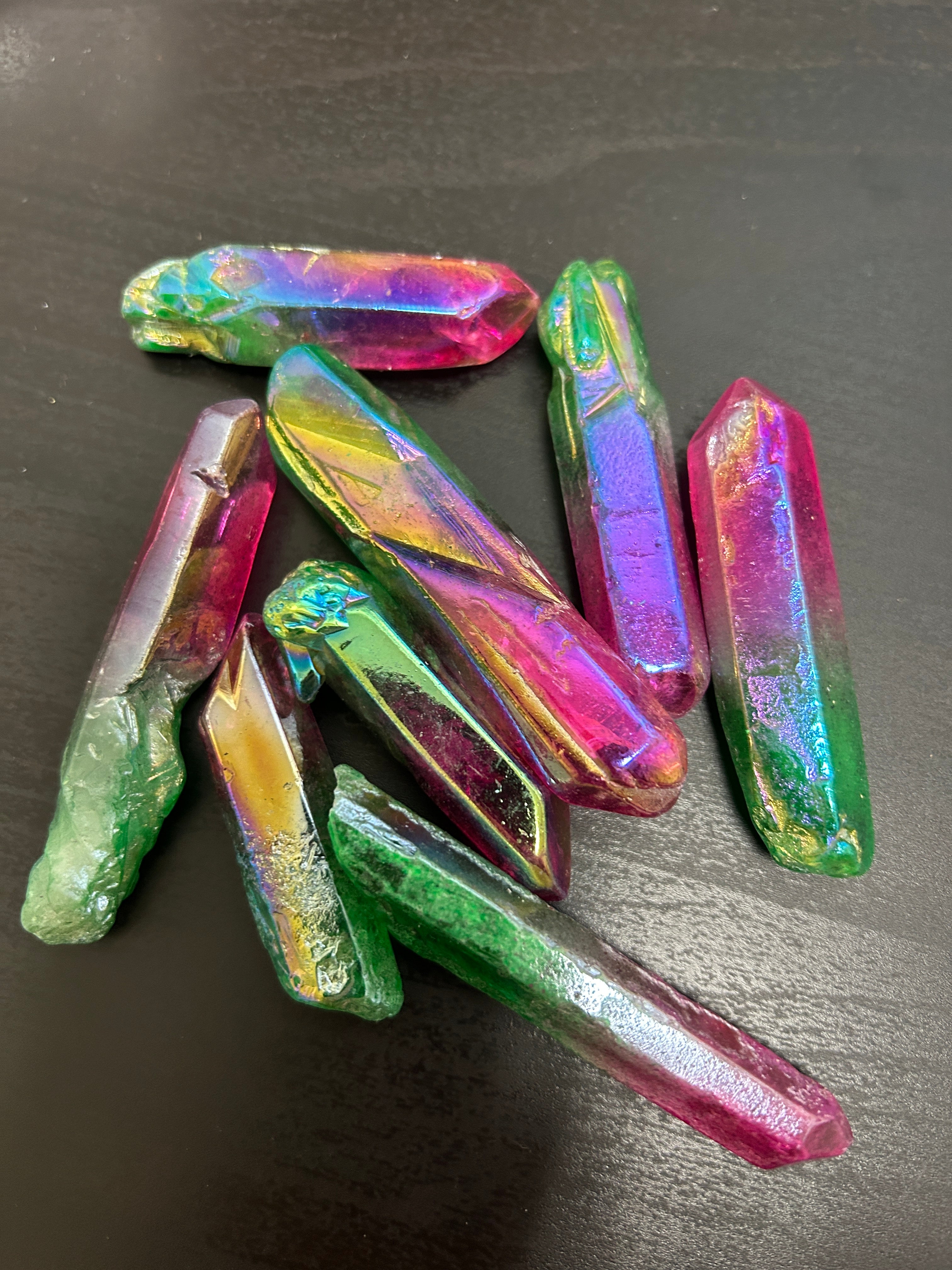 Multi Aura Quartz Point Loose - Lighten Up Shop