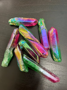 Multi Aura Quartz Point Loose - Lighten Up Shop