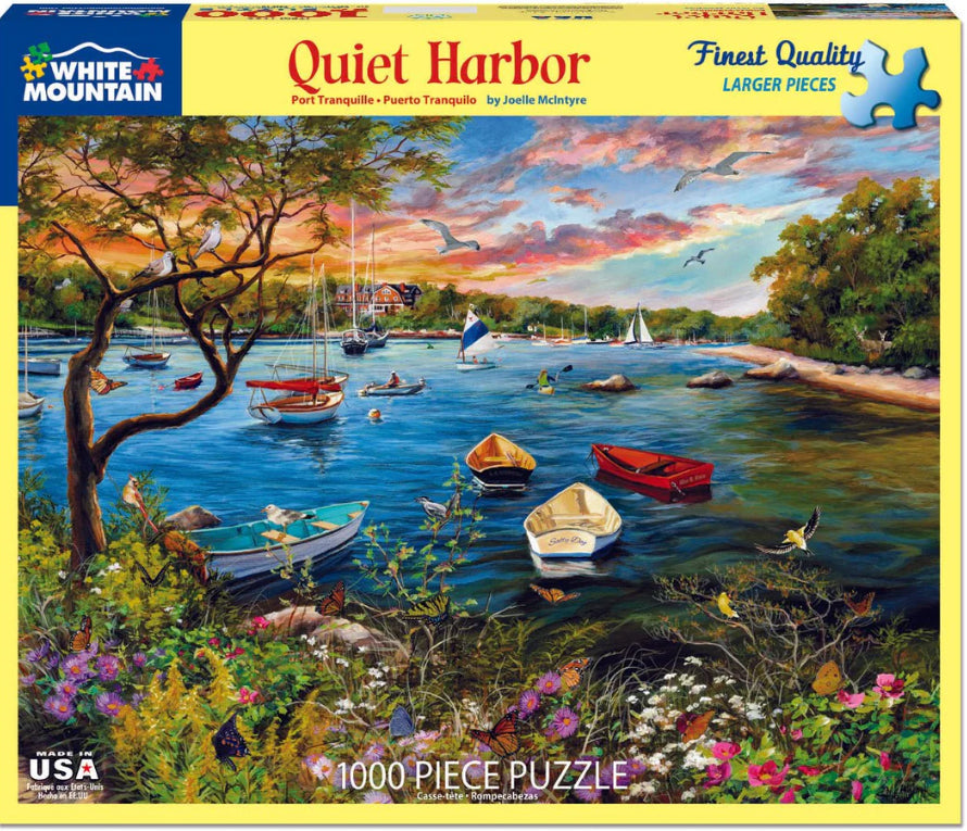 Quiet Harbor Puzzle 1000pc - Lighten Up Shop