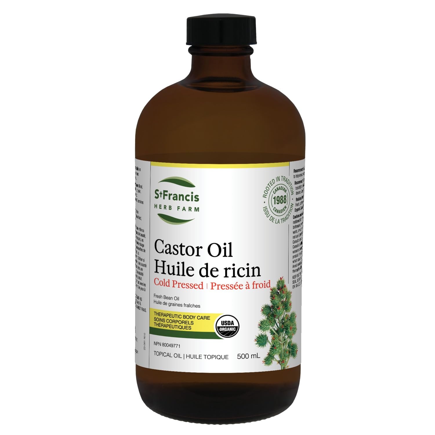 St.Francis Castor Oil 500ml - Lighten Up Shop