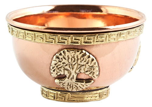 Tree Of Life Copper Offering Bowl - Lighten Up Shop