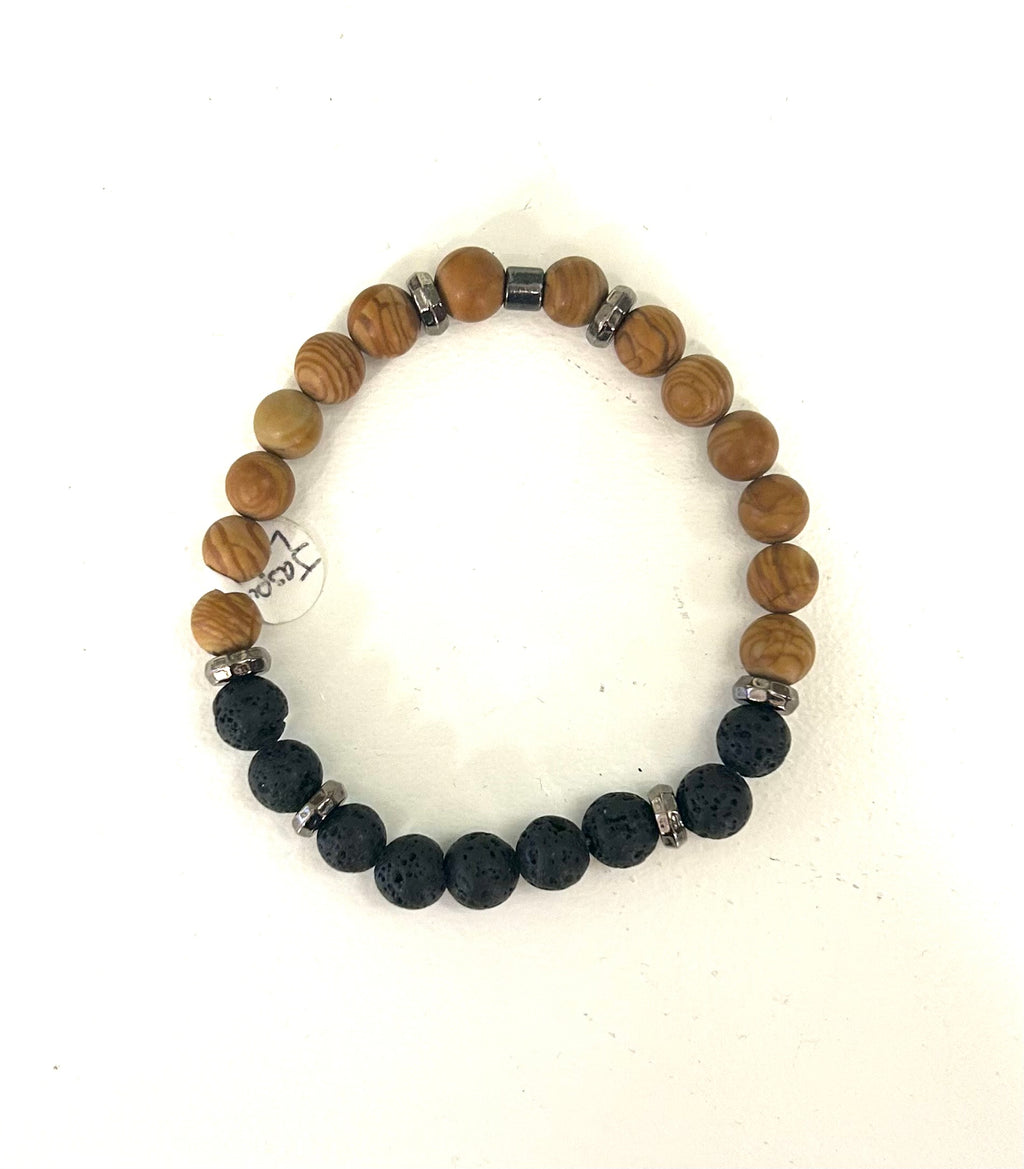 Jasper Lava Bracelet - Lighten Up Shop