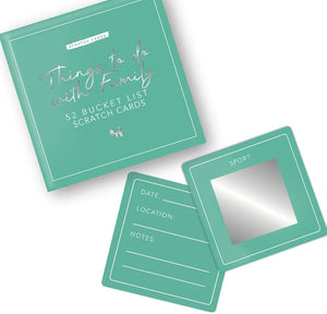 Things To Do With Family 52 Bucket List Scratch Cards - Lighten Up Shop