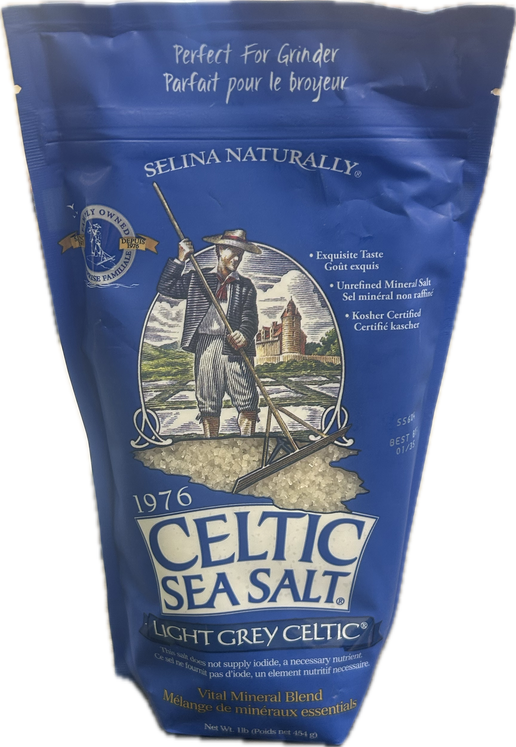Celtic Sea Salt Light Grey 454g - Lighten Up Shop