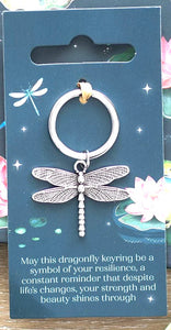 Dragonfly Keychain - Lighten Up Shop