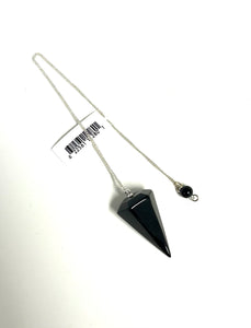 Black Agate Pendulum - Lighten Up Shop